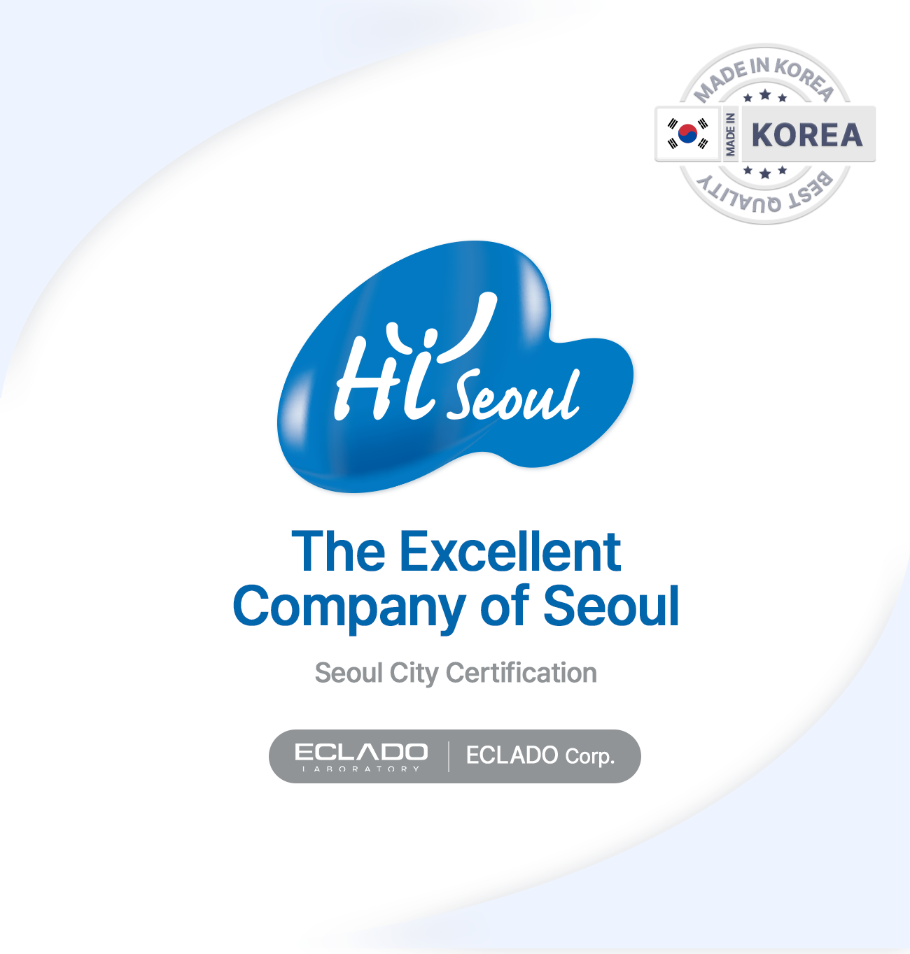 Hi Seoul Excellent Company of Seoul and Made in Korea certification